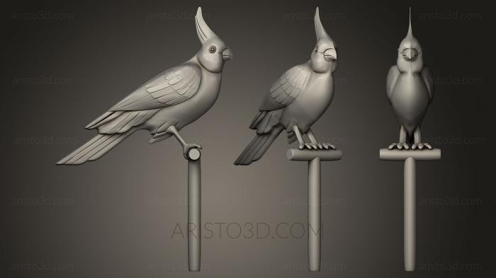 Bird figurines (STKB_0058) 3D model for CNC machine
